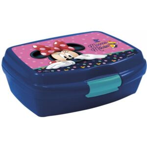 DERFORM Box na svačinu Minnie Mouse modrý