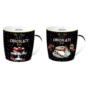Sada porcelánových hrnků Hot Chocolate