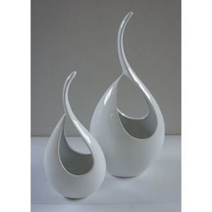 Autronic Váza keramická - bílá