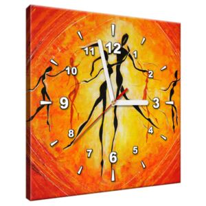 Tištěný obraz s hodinami Nádherný tanec ZP2402A_1AI