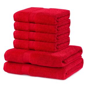 TOP Set luxusních froté ručníků a osušek MARINA 4+2 Červený