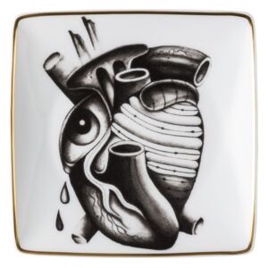 Rosenthal Cilla Marea porcelánová miska, 12 x 12 cm, motiv srdce