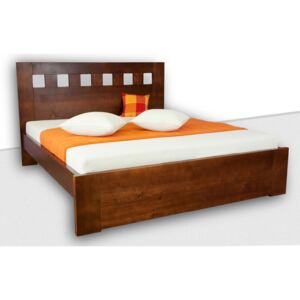 Krajča Manželská postel z masivu Vixem 160 x 200 cm Povrchová úprava: Rio, Druh dřeva: Buk