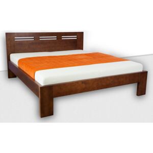 Krajča Manželská postel z masivu Agáta 160 x 200 cm Povrchová úprava: Rio, Druh dřeva: Buk