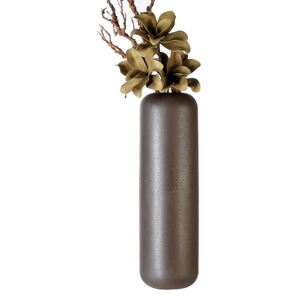 Keramická váza Urban, 56 cm, hnědá