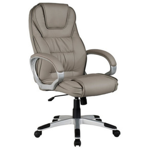 Kancelářská židle QWERTY, 112-120x64x48x49-57, šedá