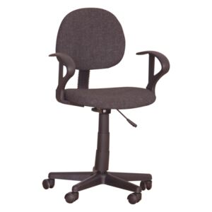 Kancelářská židle v jednoduchém moderním provedení černá TC3-227