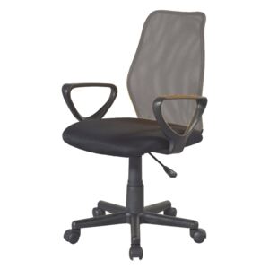 Kancelářská židle v jednoduchém moderním provedení šedá BST 2010