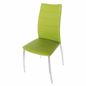 Židle v jednoduchém moderním provedení zelená DELA