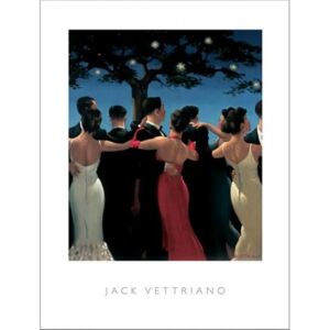 Obraz, Reprodukce - Waltzers, 1992, Jack Vettriano, (40 x 50 cm)