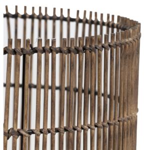 Hnědé bambusové stínidlo Rodger - Ø 40*35 cm