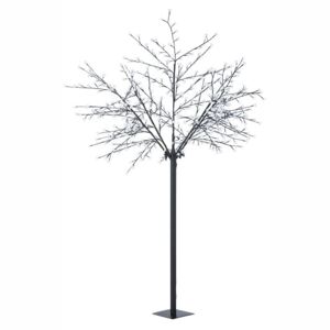 Blumfeldt Hanami CW 250, strom se světýlky, třešňové květy, 600 LED diod, studená bílá