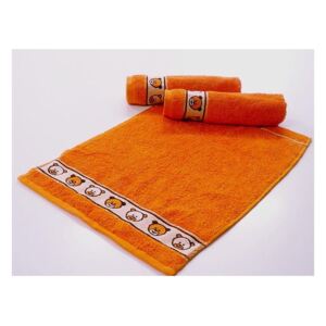 Dětský froté ručník 30x50 - oranžový