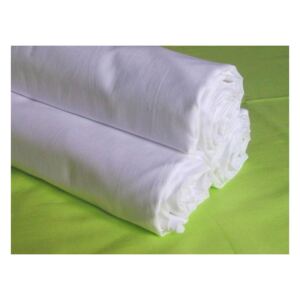 Prostěradlo bavlna styl PLÁTNO - bílé 150x230