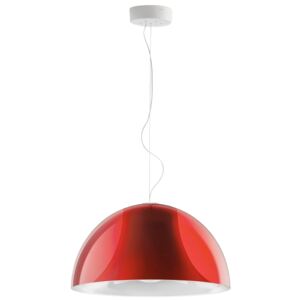 Červené závěsné světlo Pedrali L002S/BA 52 cm