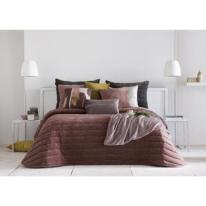 Textil Antilo Přehoz na postel Nantes Terra, terakotová, elegantní Rozměr: 250x270 cm