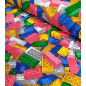 Metráž dekorační látka lego | RTex