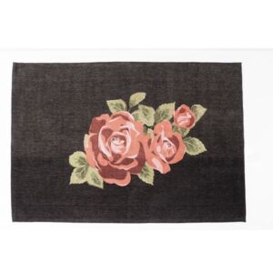 KARE DESIGN Koberec Roses 240×170 cm - černý