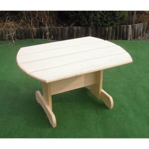 Malý zahradní stolek ze smrku - 70 x 50 cm