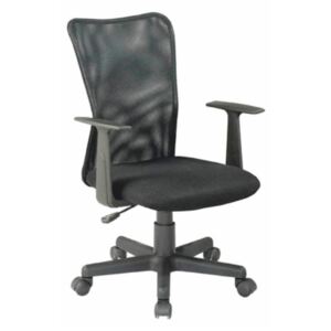 Kancelářská židle v jednoduchém moderním provedení černá REMO