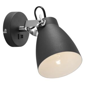 Nástěnná čtecí lampa Nordlux Largo | Ø12 cm, černá | 47051003