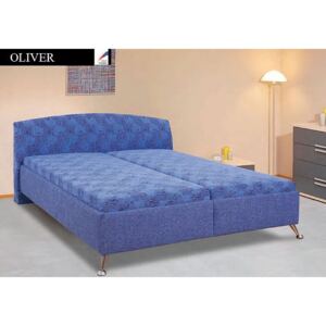 OLIVER čalouněná postel s pevným nebo lamelovým roštem