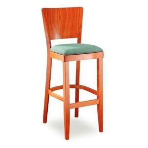 Kvalitní barová židle Martina 262363 s dřevěným opěradlem