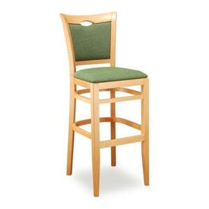 Barová židle Veronika 218363 s držadlem v přírodní barvě