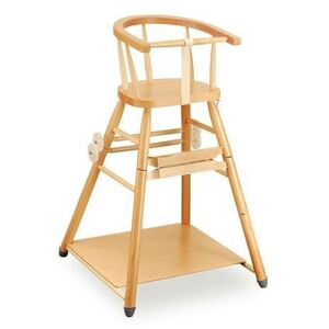 Dětská dřevěná židle Aneta 017133 na kolečkách