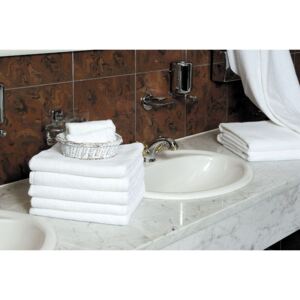 Froté ručník Granát bílý 50 x 100 cm