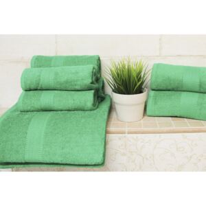 Froté ručník BOBBY - tmavě zelený 50 x 100 cm