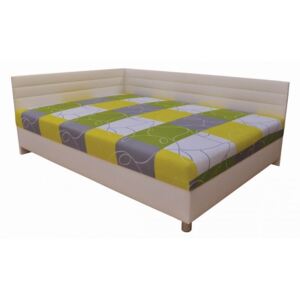 Kvalitní rohová postel 200x110 nebo 200x140 cm Eva AKCE!