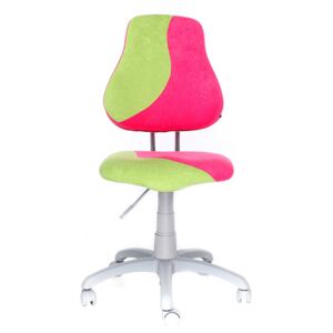 ALBA židle FUXO S-line Růžová/zelená