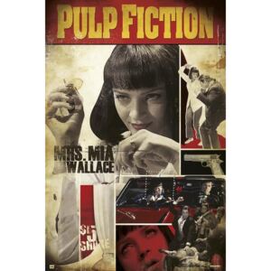 Plakát, Obraz - Pulp Fiction: Historky z podsvětí - Mia, (61 x 91,5 cm)