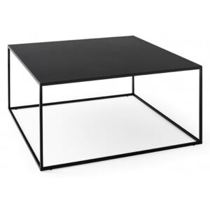 Calligaris Konferenční stolek Thin Rozměr: 70 x 70 x 35,4 cm, Materiál: Matná černá