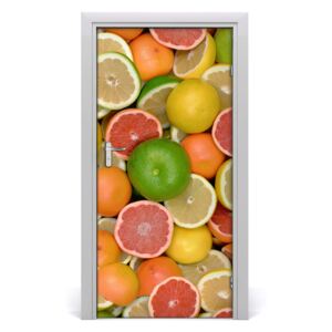 Fototapeta na dveře samolepící citrusové ovoce