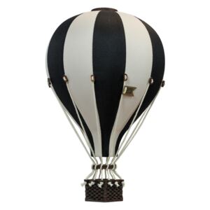 Super Balloon Dekorativní horkovzdušný balón střední - Černá/krémová