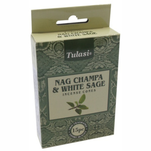 Indie Vonné jehlánky Tulasi Nag Champa & White Sage