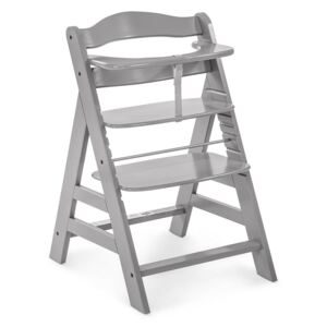 Hauck Alpha+ 2019 židlička dřevěná šedá