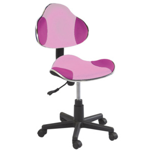 Dětská kancelářská židle - růžová/fialová KN045
