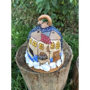 Keramika Javorník Závěsný zvon - Vánoční
