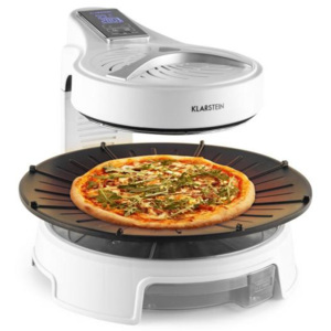 Klarstein Maverick, bílý, halogenový gril, barbecue gril bez kouře, stolní gril, 1500 W