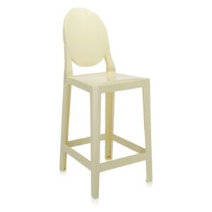 Kartell - Barová židle One More nízká, žlutá