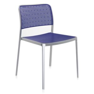 Kartell - Židle Audrey, šedá/modrá