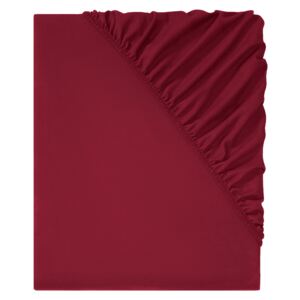 Livarno Home Napínací prostěradlo z jemného flanelu, 140–160 x 200 cm (červená)