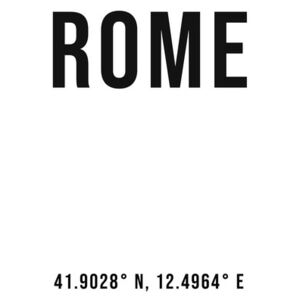 Umělecká fotografie Rome simple coordinates, Finlay Noa