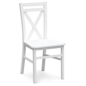 Dřevěná židle DARIUSZ 2 Bílá