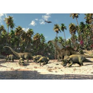 Postershop Fototapeta: Dinosauři - 184x254 cm
