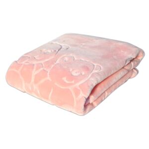 Dětská deka MARIBEL růžová 80x110 cm typu španělské deky Mybesthome
