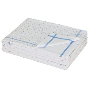 ESITO Letní dětská deka dvojitá bavlna jemný puntík - puntík jemný modrý / 75 x 100 cm